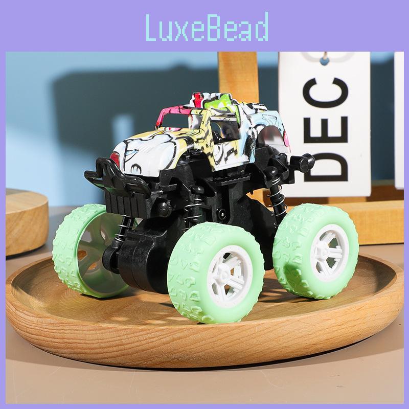 Inertial Off Road Car Toy For Kids With Large Wheels And Artistic Painting