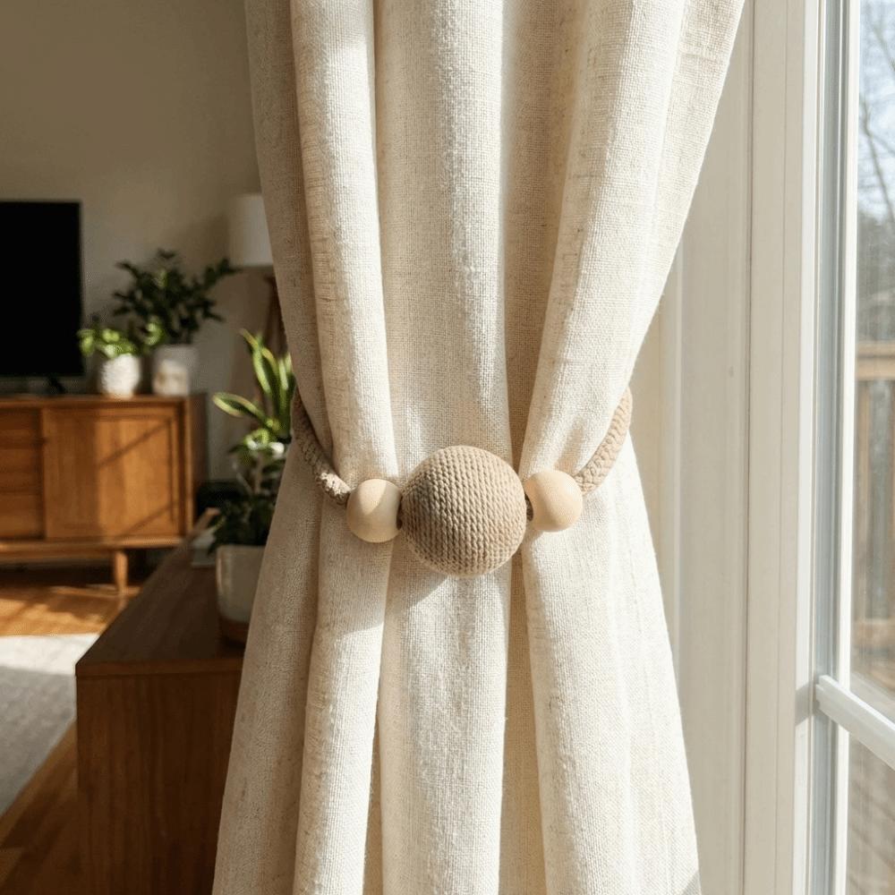 Minimalist Curtain Tiebacks Anti-Slip Curtains Tie Rope  Mosquito Nets
