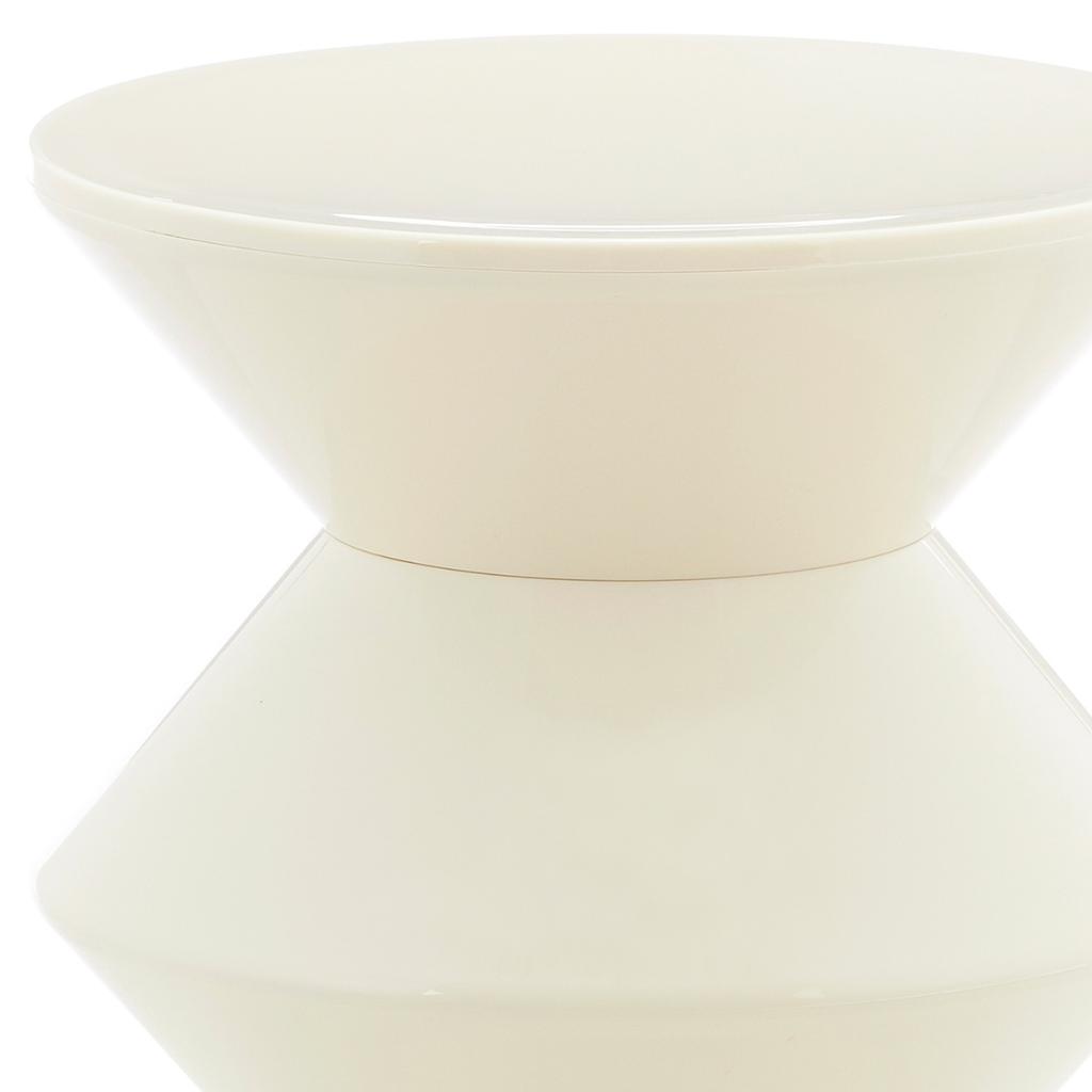 Minimalistyczny Stolik Flame Kremowy