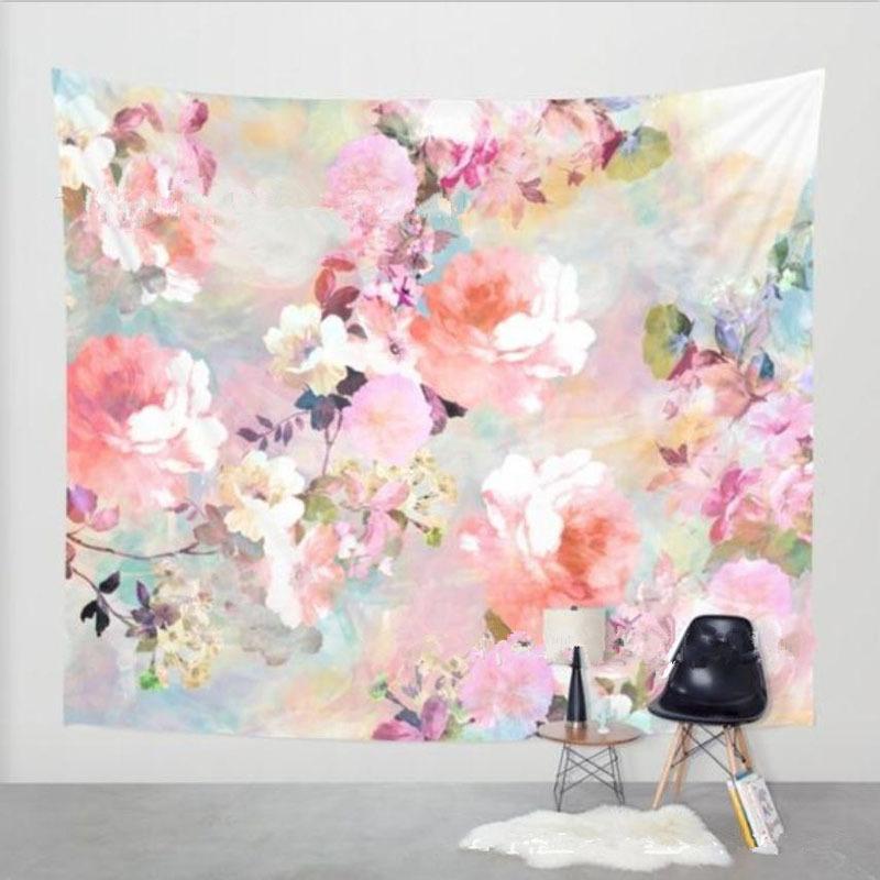 Bohemian Hanging Cloth Totem Tapestry Bedside Decoration Tablecloth Living Room Background Cloth Room Decoration Painting