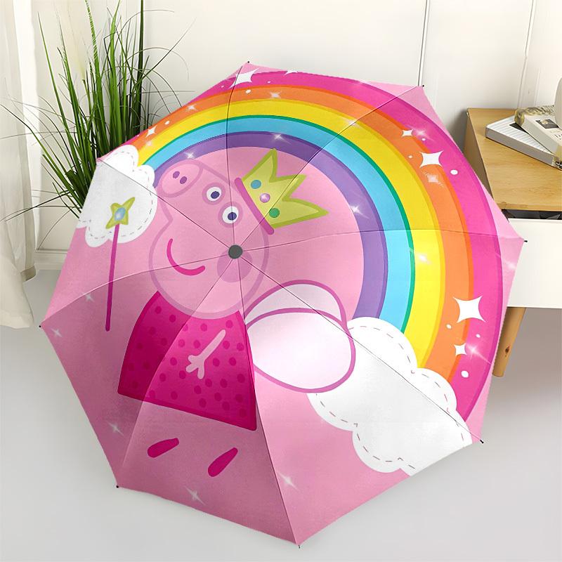 

Fairy, Rainbow Automatic Opening and Closing, 8 rib Structure Portable Umbrella, Suitable for Men and Women in All Seasons Perfect Gift for