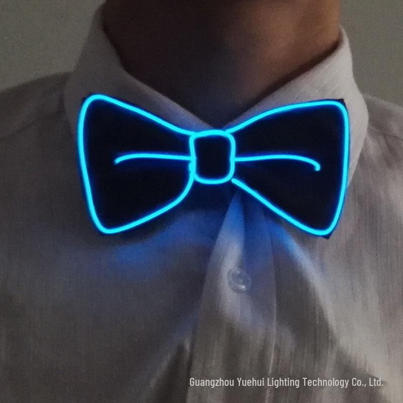 

Светодиодный светящийся галстук-бабочка — креативный яркий галстук-бабочка для выпускных вечеров и свадеб, доступен в десяти цветах.