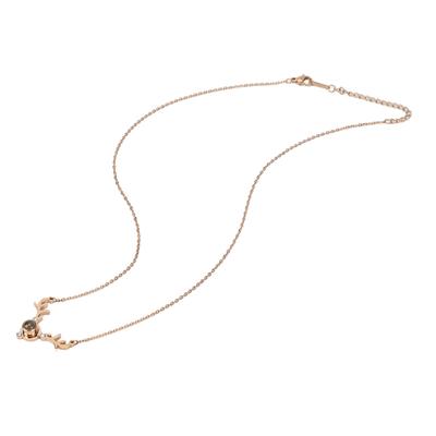Titanium Steel Necklace Colorfast Exquisite Cutting Bright Gold Pendant Chain Necklace for Women Daughter Lover