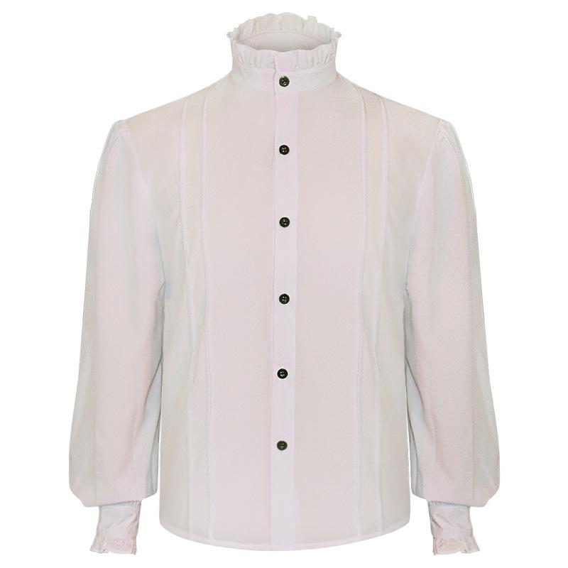 

Men s Medieval Court Prince Coat & Embroidered Suit Set (Shirt, Pants) - 2025 Spring/Autumn Fashion Trend