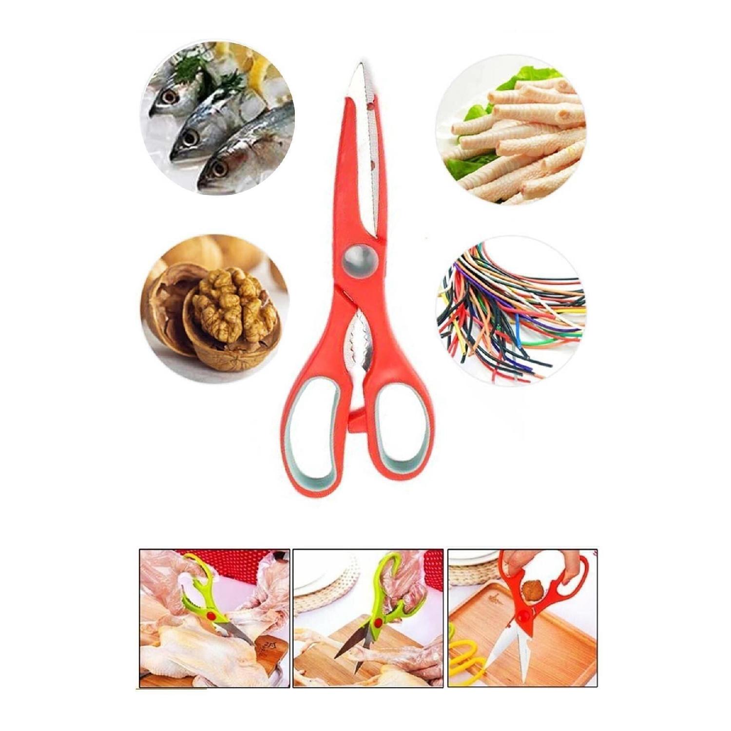 

Practical Kitchen Shear With Silicone Steam Chicken And Pastry Scissors (e-22)