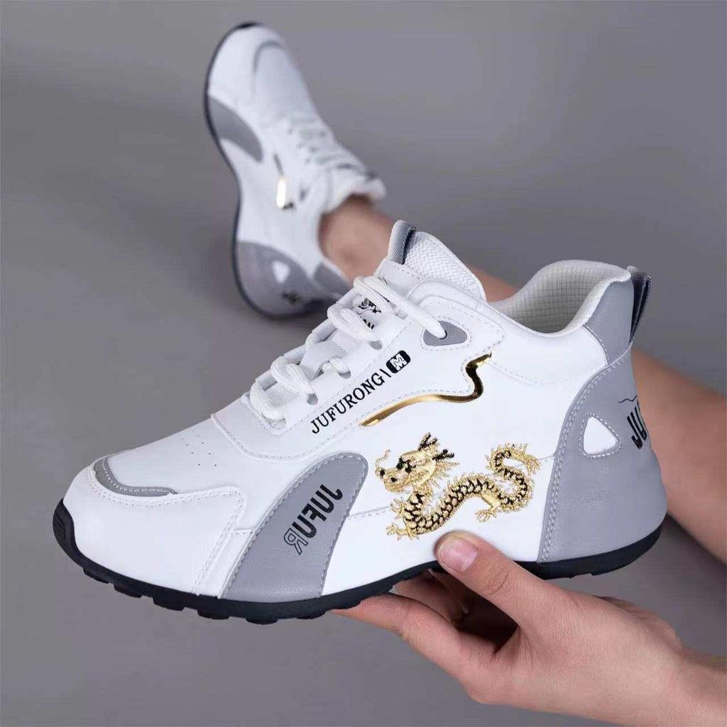 Herrenschuhe Lederoberfläche wasserdicht und rutschfest hochwertige Reiseschuhe Trend vielseitig Herbst Herren Sport- und Freizeitschuhe trendige Schuhe