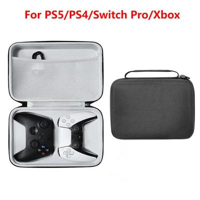 Game Controller Protective Cover Bag Portable Dual Gamepad Carrying Case Shockproof Hard EVA Storage Bag for PS5/PS4/Switch/Xbox