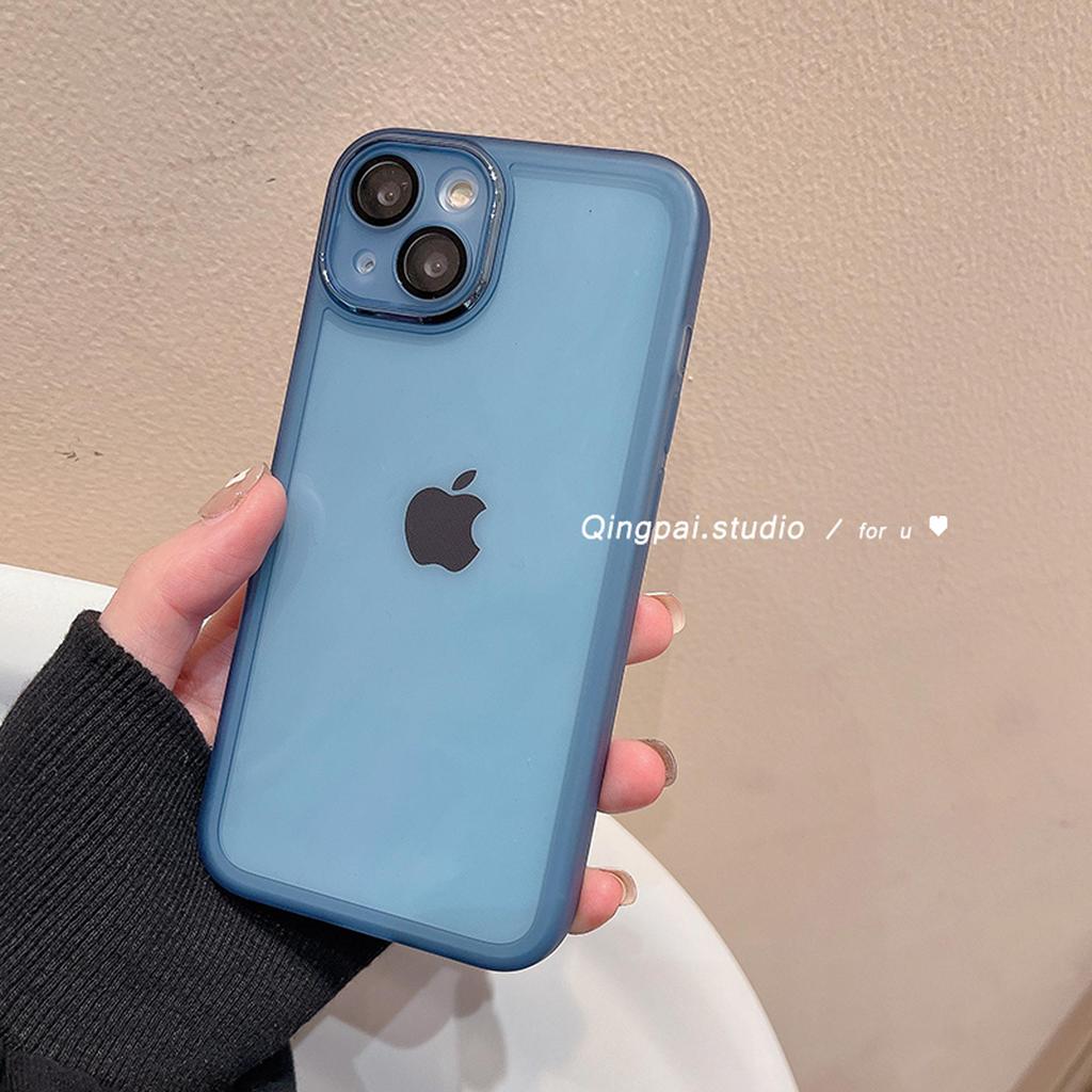 "Ultra-Thin Transparent Anti-Fall Protective Case for iPhone 15 Pro Max - Simple, All-Inclusive Design"