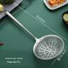 Stainless Steel Ladle with Rosewood Handle - Large Draining Sieve for Hot Pot & Frying