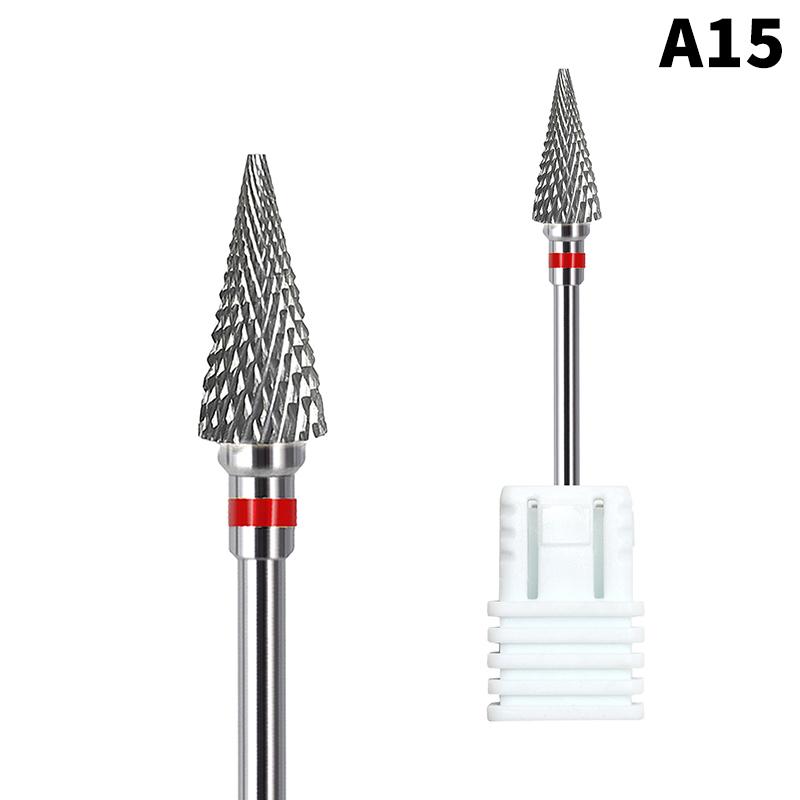 1Pc Tungsten Steel Nail Drill Bit Electric Milling Cutter for Manicure Pedicure Tools Nail Files Bits Apparatus Burr Drills
