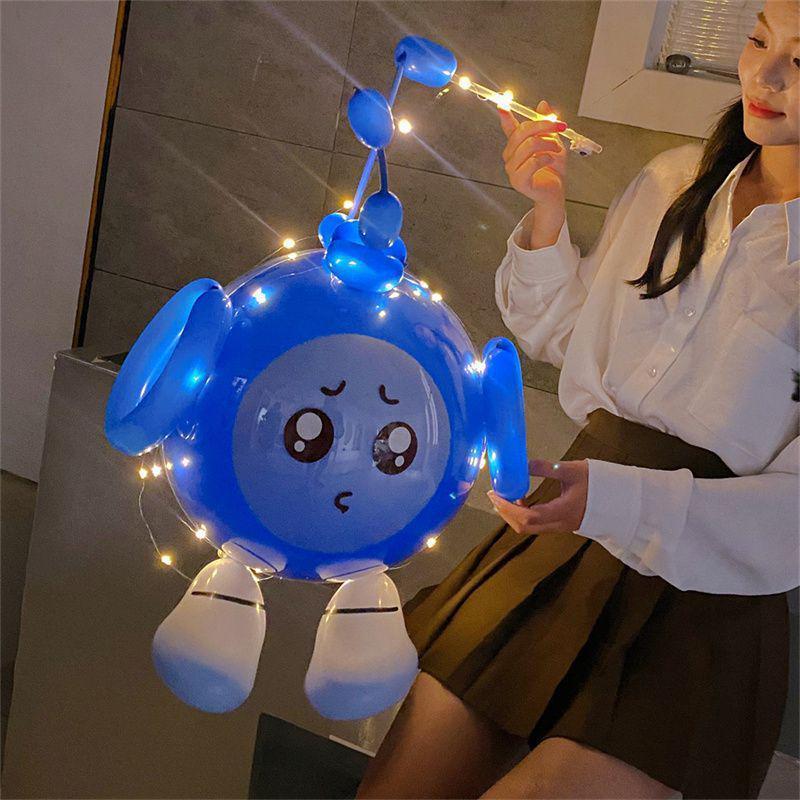 Cartoon Egg Waffle Lanterns: Luminous Bobo Balloons for Night Markets & Parties