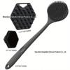 Upgraded Silicone Exfoliating Bath & Scalp Scrubber