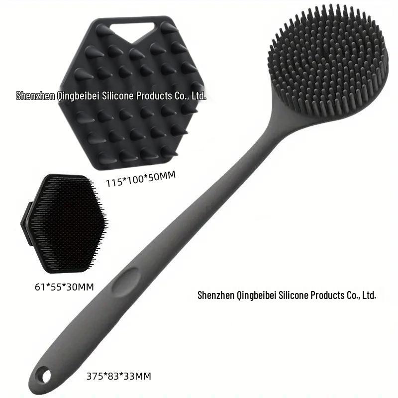 Upgraded Silicone Exfoliating Bath & Scalp Scrubber