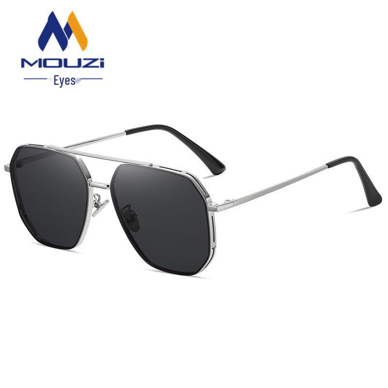 Men's Polarized Nylon Aviator Sunglasses - UV Protection for Driving & Fishing