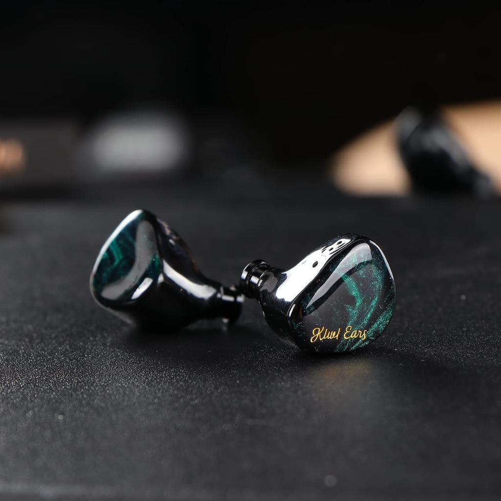 LINSOUL Kiwi Ears Cadenza 10mm Beryllium Dynamic HiFi Earphones In-Ear (Green)