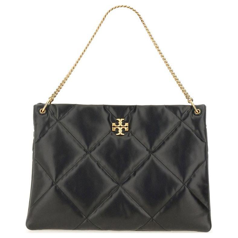 Tory Burch Women's Black Kira Quilted Napa Leather Tote Shoulder Bag Bags 155235-001