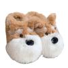 Scribbled Puppy Snow Cotton Slippers 2025 New Thick Bottom Home Indoor Warm Mao Mao Cotton Slippers