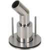 Stainless Steel 316 thru hull exhaust kit, Thru Hull Exhaust fitting 24mm Tube Pipe + 24'' Exhaust Pipe Parking Air Heater 1 Inch/25mm Inner Fitting