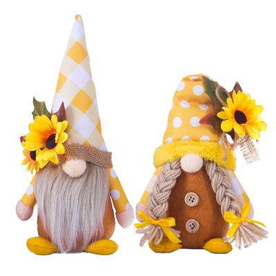 Couple Gnomes Sunflower Faceless for Doll Couple Rudolph for Doll for Holidays G