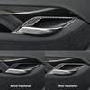 4Pcs Carbon Fiber Car Inner Door Handle Trim Car Styling For BMW X1 E84 2011-2015 Car Accessories Interior Modification