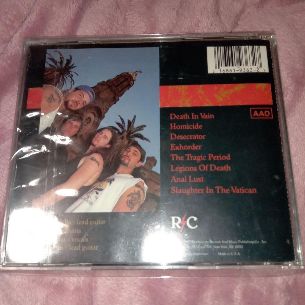 [USED] Exhorder Slaughter In The Vatican CD