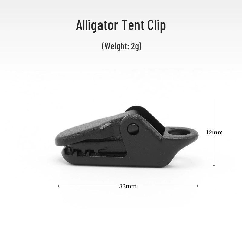 Outdoor Tent Awning Windproof Clips with Alligator Hooks Single Alligator Clip