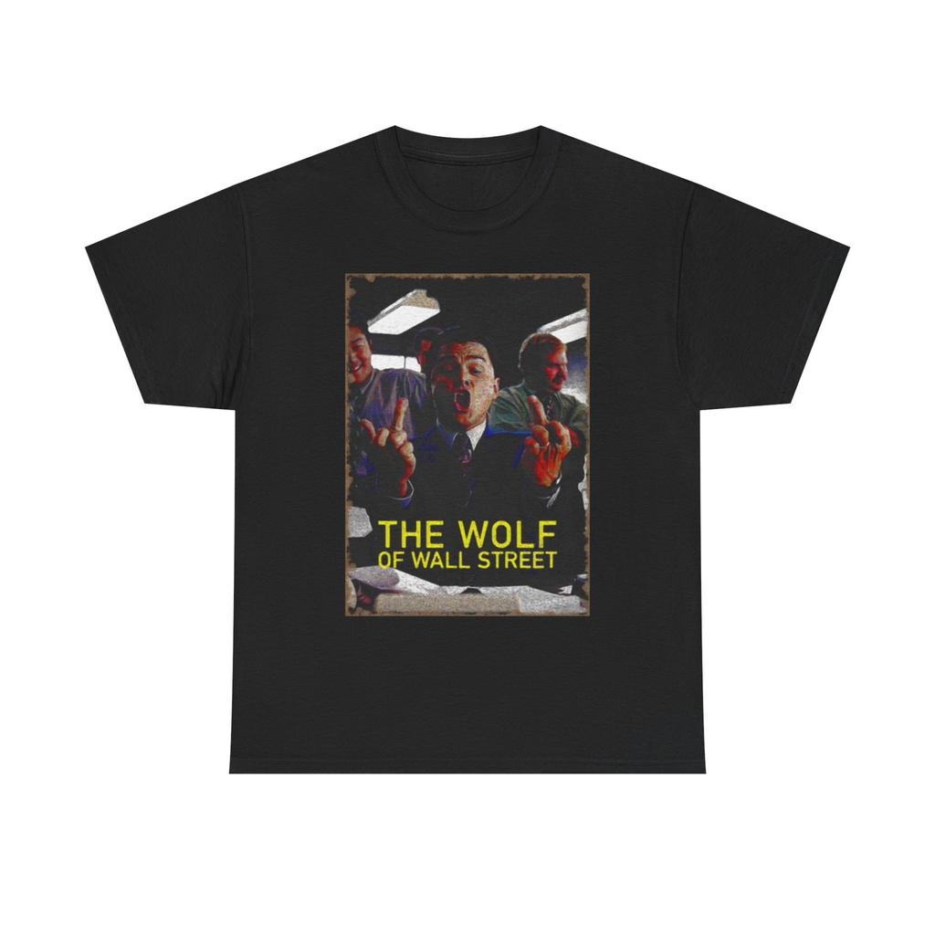 The Wolf Of Wall Street T Shirt BRAND NEW Apparel Unisex Heavy Cotton Tee 1