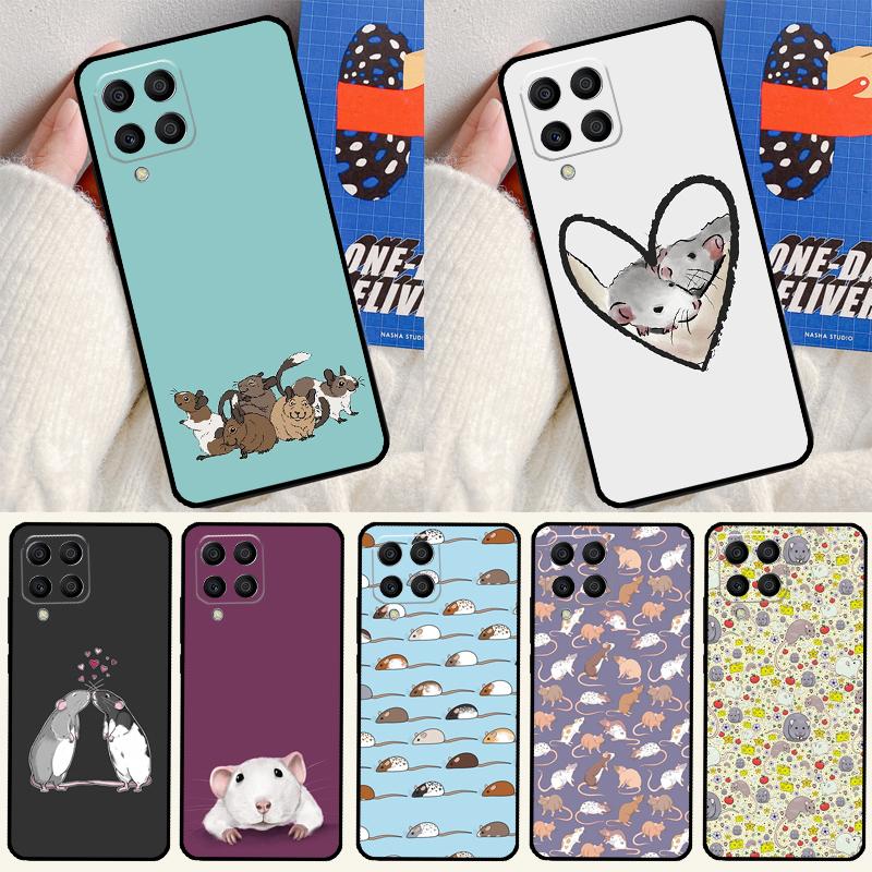 Mouse Rat For Samsung Galaxy M12 M13 M33 M23 M53 M15 M55 M31 M51 M14 M34 M54 M20 M32 M52 Phone Case