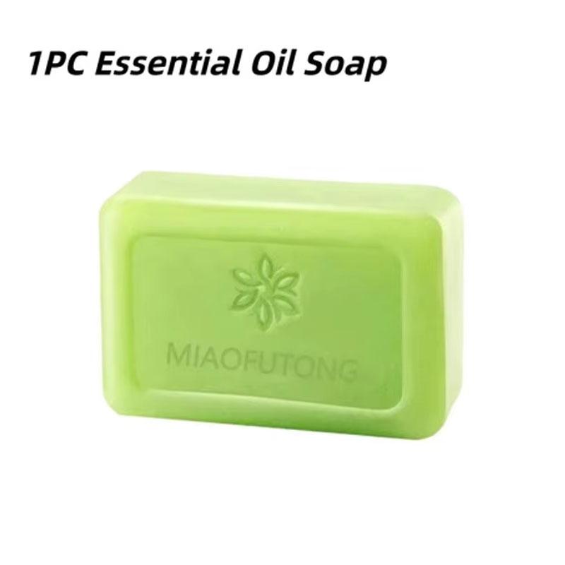 115g Tea Tree Oil Soap Bar for Men Women Natural Plant Extract Handmade Soap Deep Cleansing Soothing for Dry Skin Exfoliate Skin
