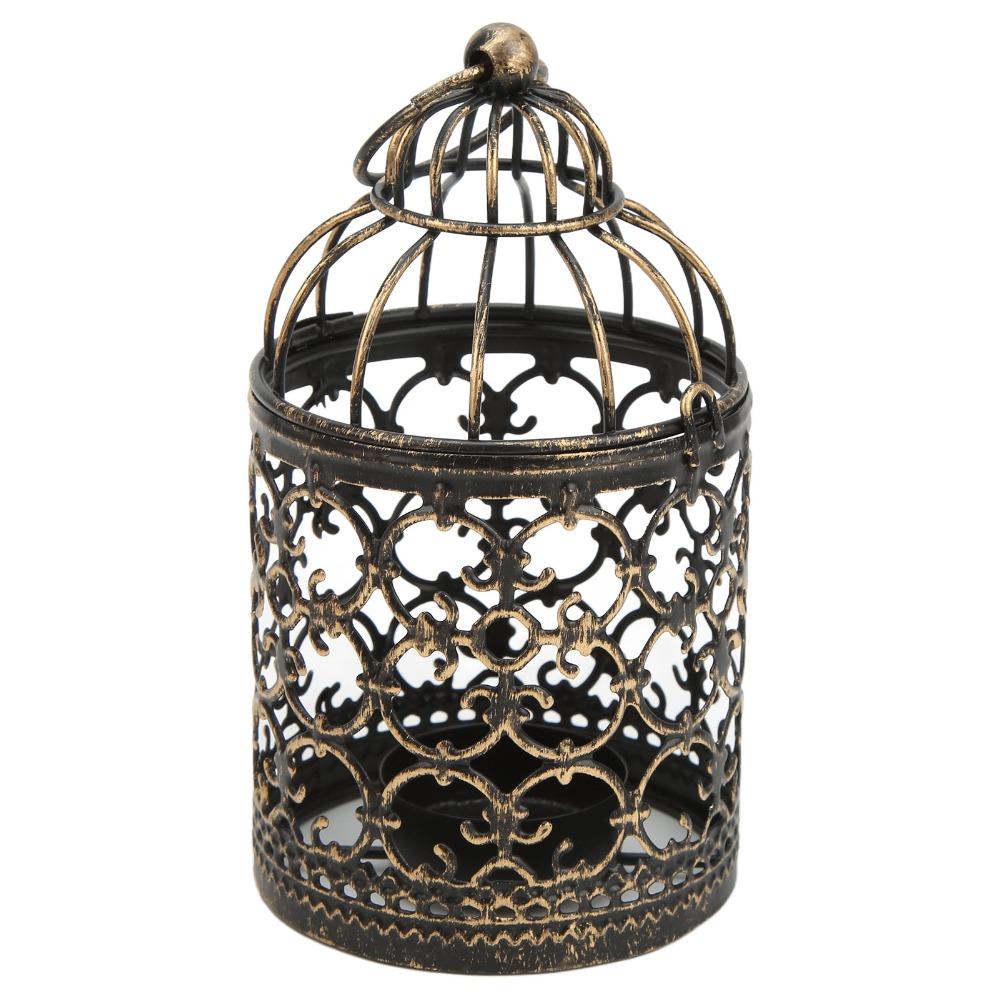 Metal Iron Candle Holder European Retro Tealight Candle Holder Outdoor Terrace