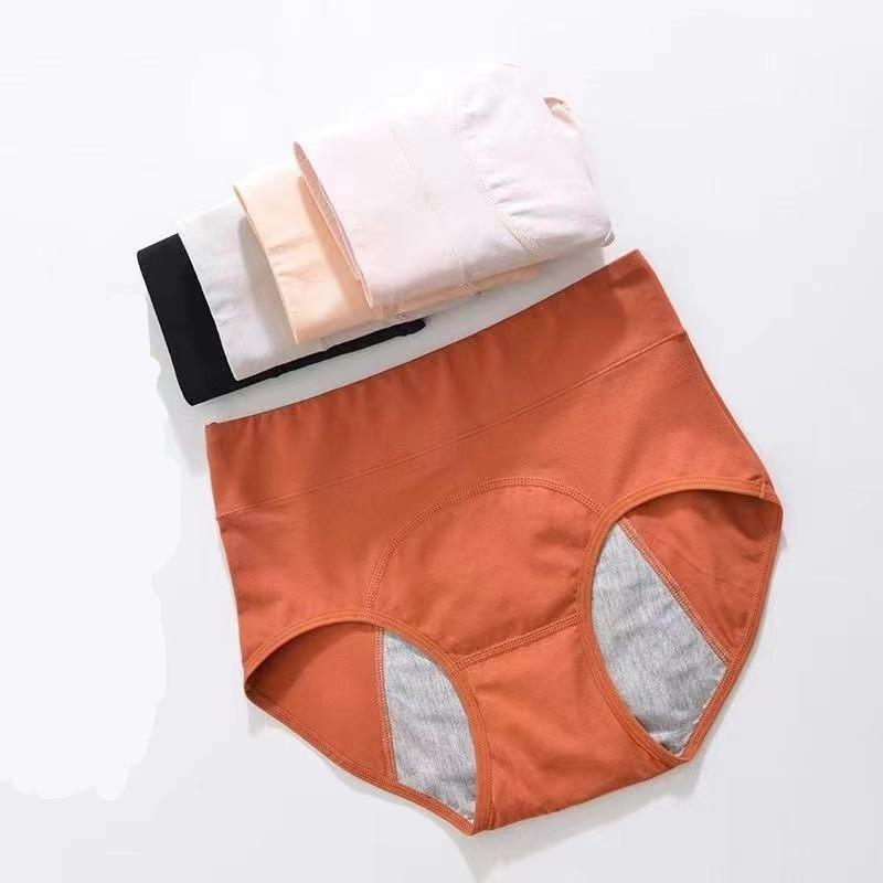 1PC Leakproof Cotton High Waist Culotte Panties for Menstruation Menstrual Panties