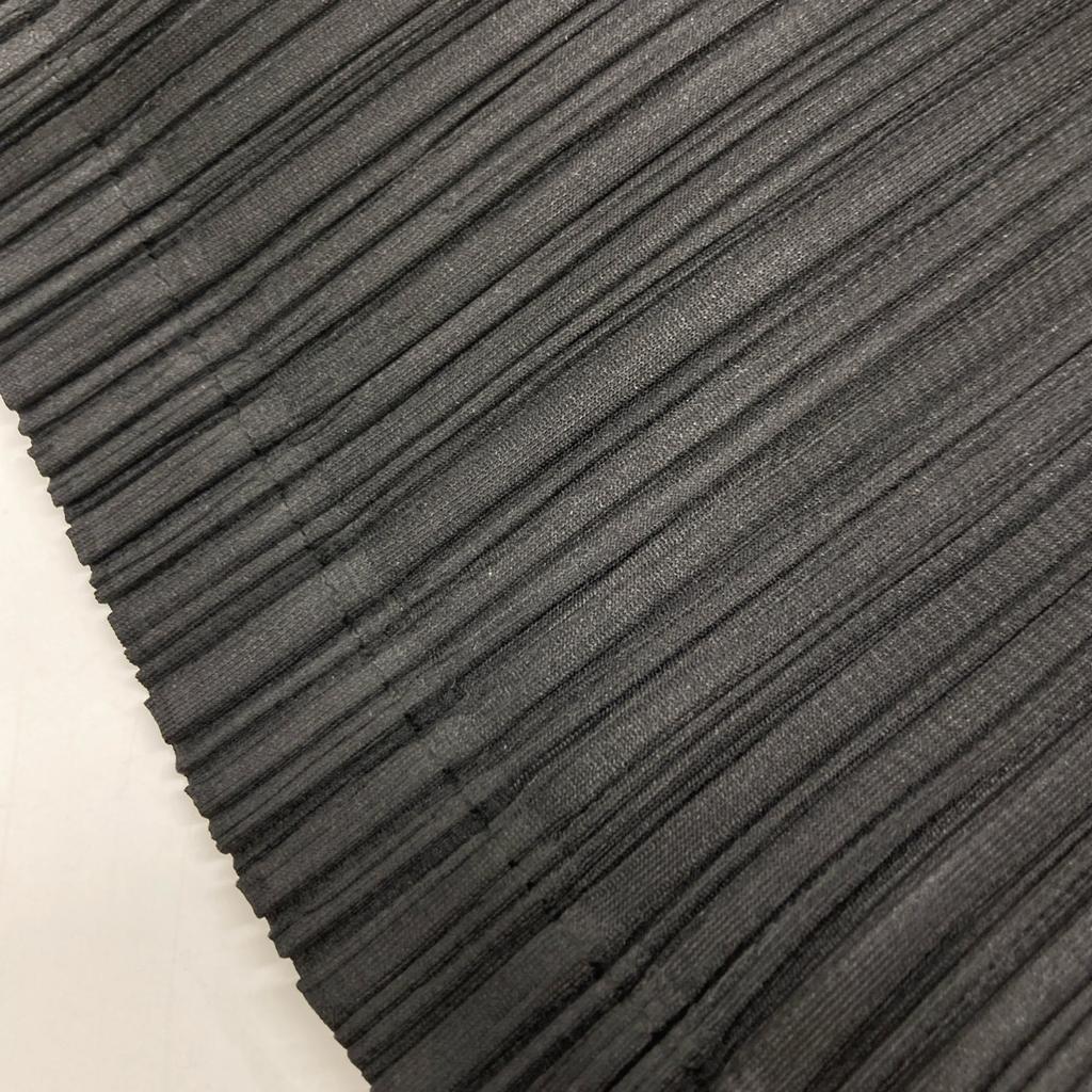 PLEATS PLEASE PP73-JF573 17AW Black Pleated Wide Wrap Pants Bottoms 3 blackUsed