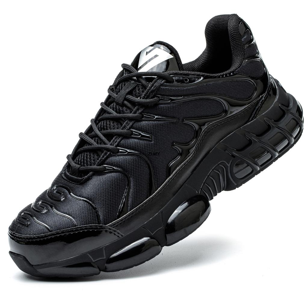 Air Cushion Safety Shoes Men Steel Toe Sneaker Puncture Proof Sport Work Shoes Man Safety Boots Black Male Work Boots Plus Size