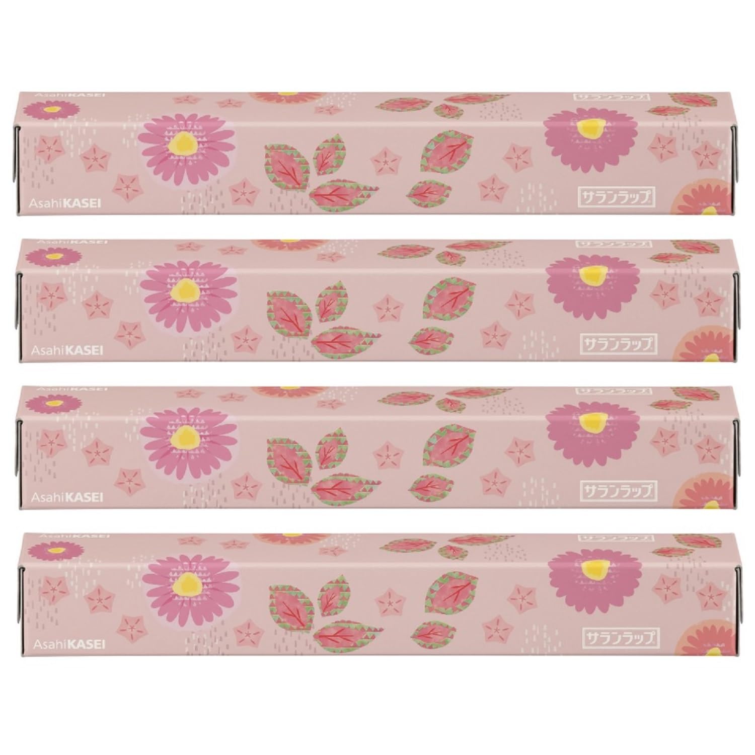 

Saran Wrap 30cm x 50m Flower Design Pink 4 Pack [Limited Design]