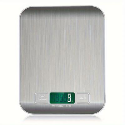 Stainless Steel Digital Kitchen Scale 10kg 5kg Precision Electronic Food Scale For Cooking And Baking Measuring Tools