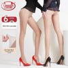 Langsha Women's Ultra-Thin Sheer Reinforced Crotch Pantyhose 6-Pack