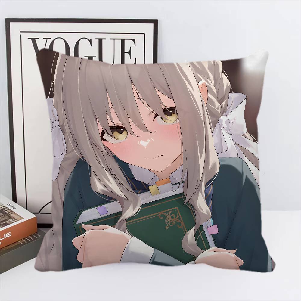 Sakurai Miyo Blue Archive Game Pillow Case Square Pillow Bedroom Sofa Leisure Comfort Cushion Car Home Decoration
