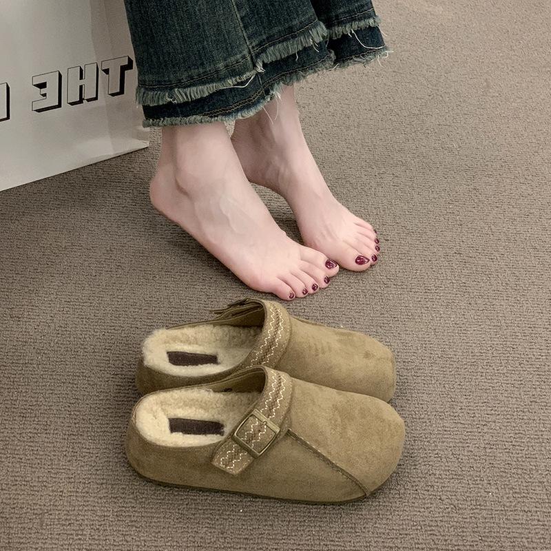 

Толстая подошва, внутренняя высота увеличивает две носки, обувь Birkenstock, сумка, голова, полушлепанцы, женская одежда, 2025, новая осень, ретро, шлепанцы Birkenstock 35