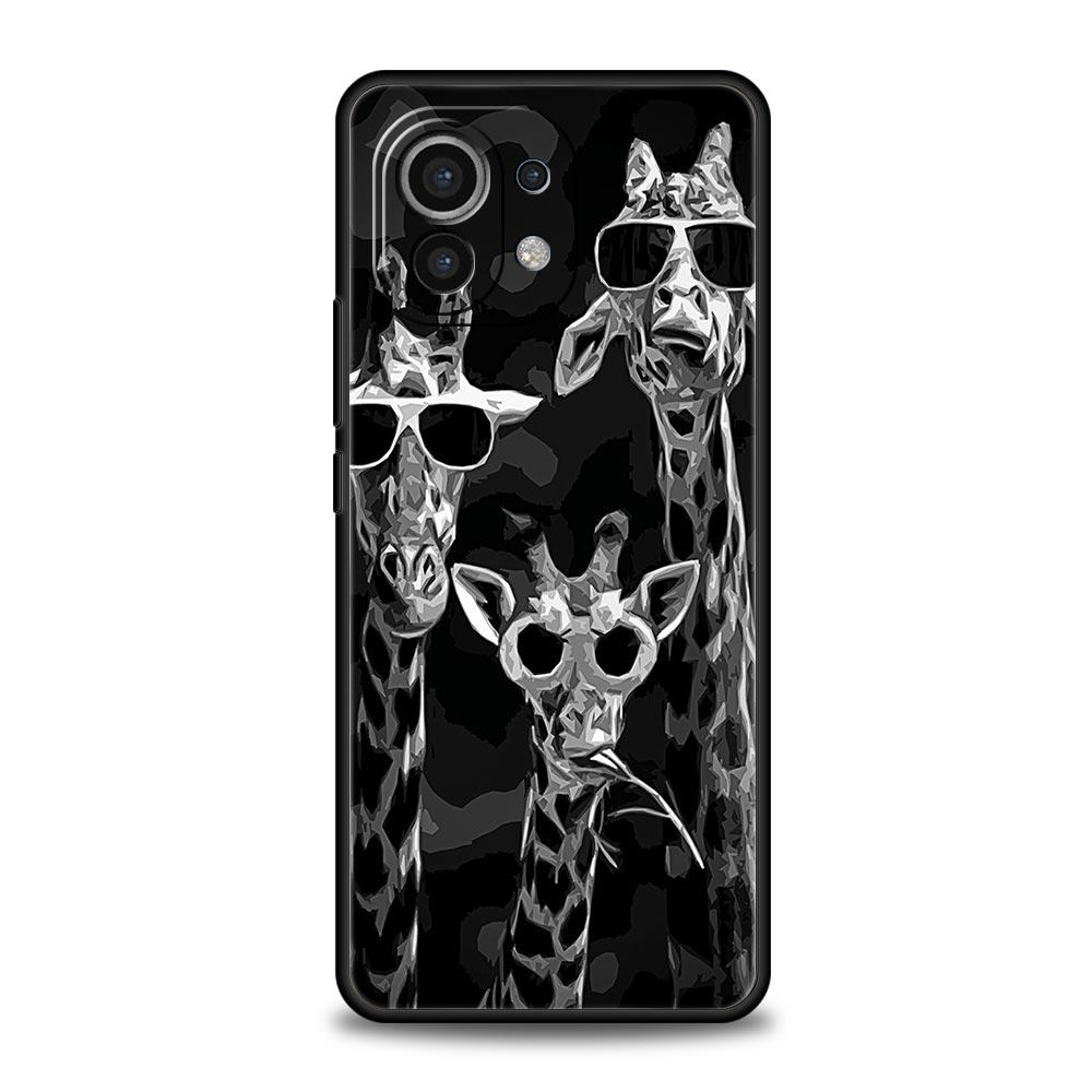 Animals Horse Deer Giant Panda Case For Xiaomi Poco X4 X3 NFC F3 F4 M3 M4 Mi Note 12T 10 12 11 Ultra 11T Pro 10T Lite 9T Cover