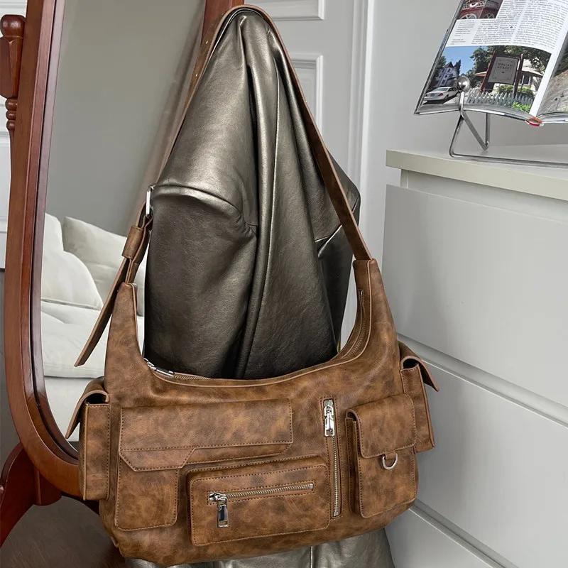 

Универсальная женская сумка через плечо, высокое качество, высокая вместимость, простота, улучшенный смысл, прочный, новый