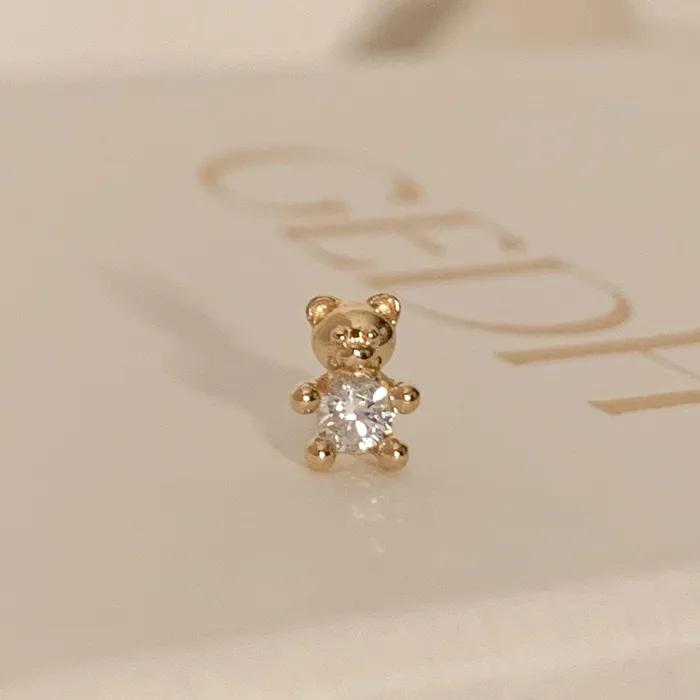 14K Teddy Bear Piercing
