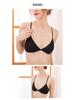 Cross Back Cotton Triangle Bralette - Wireless, Breathable, Lightly Fitted Ribbed Underwear