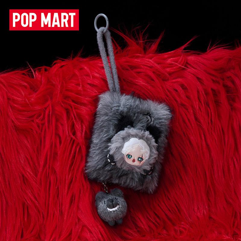 New POP MART Skullpanda Plush Mini Bag Mystery Boxes Single Mystery Box/Full Box 6 Pcs PPMT-2509-0020