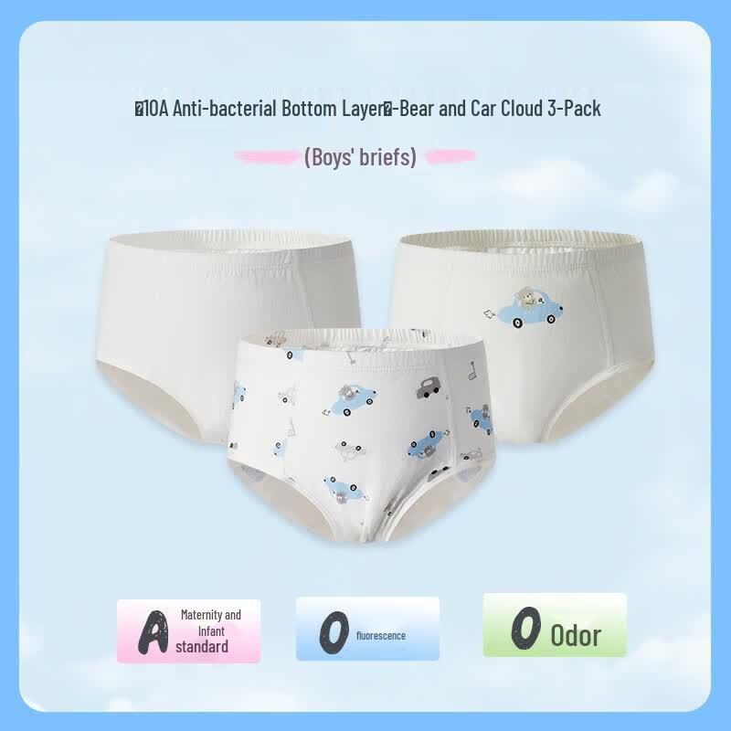 Kids' Cotton Underwear 3-Pack
