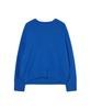 JE NE SAIS QUOI Loose Fit Crew Neck Cashmere Knit_ Royal Blue