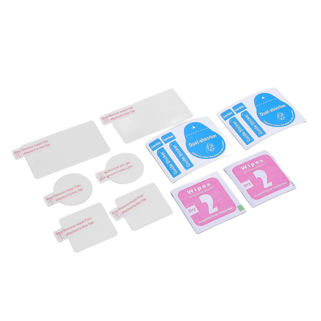 2 Set Vlog Camera Screen Lens Protector Camcorder Front Rear Lens Screen Film for Action 5pro with