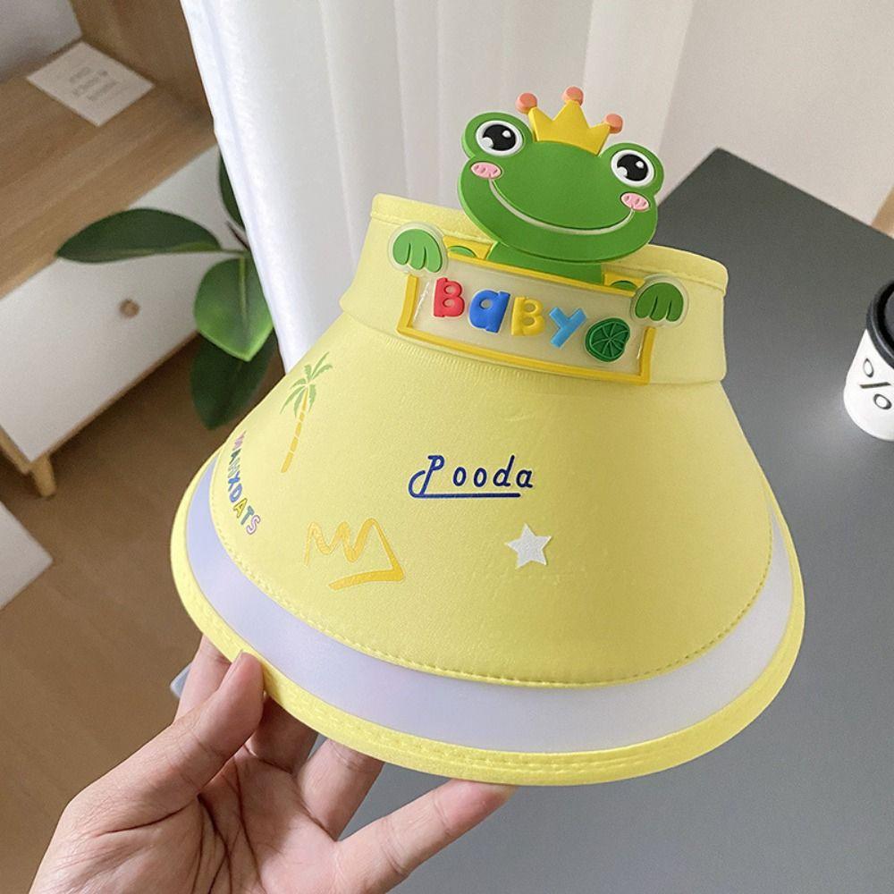 Atmungsaktiver Kinder Sonnenhut Weite Krempe Visier Tragbare Strandhüte Jungen Mädchen