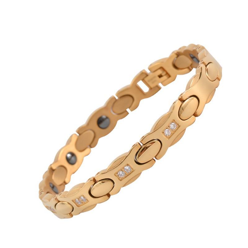 Oval Hematite Magnet Bracelet - Anti-Radiation, Anti-Fatigue Health Care Accessory