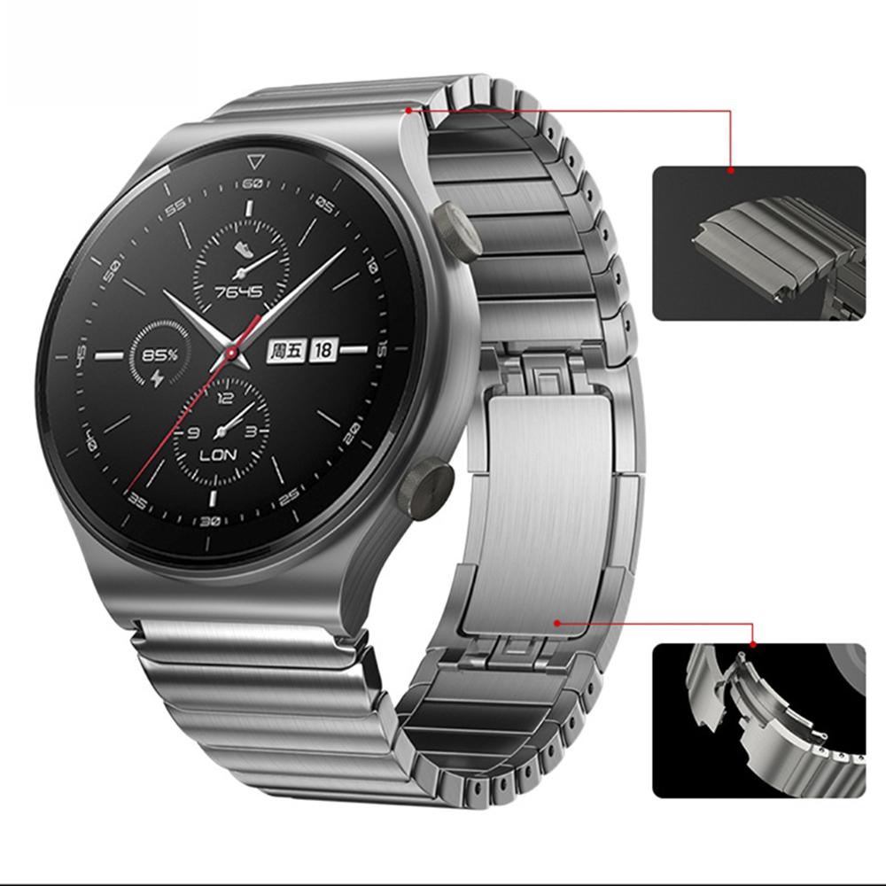 Stainless Steel Band Compatible with Huawei Watch Gt2 Pro Porsche Metal Accessories Strap for Huawei Watch GT 46mm GT2e ECG