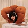 Hunky Chest Arm Pillow Plush Body Shape Pillow Creative Boyfriend Pillow  Sleep Cushion